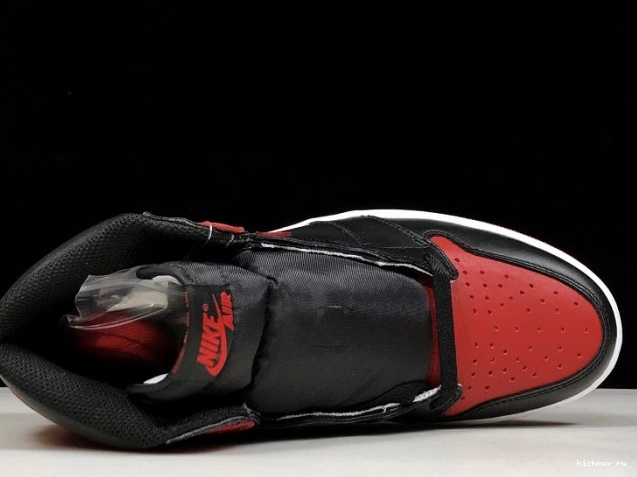Rep MAX Retro OG 1 555088-001 Jordan Banned High Air 0811